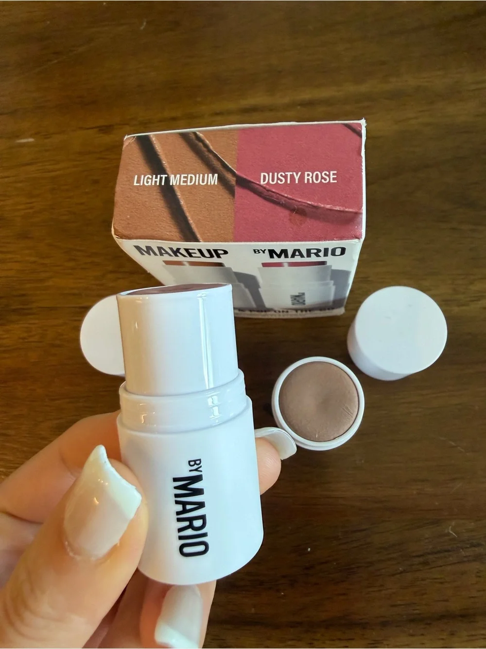 Makeup By Mario Sculpt & Pop On-The-Go Stick Duo — Brown & Pink